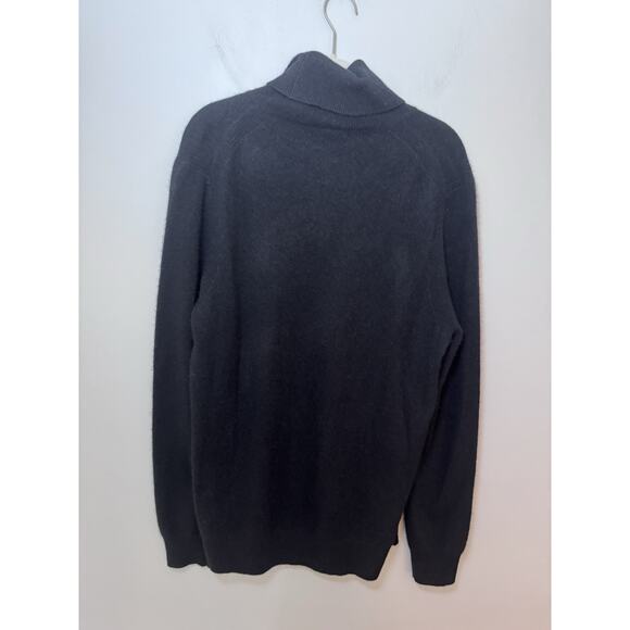 Saks Fifth Avenue Sweaters - Saks Fifth Avenue Women's Turtleneck Long Sleeves Cashmere Sweater Black Size XL